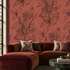 Aquatint Large Panel Floral Wallpaper