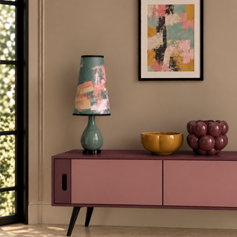 Painterly Abstract Lamp shade