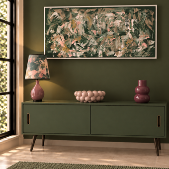 Abstract Oblong Canvas