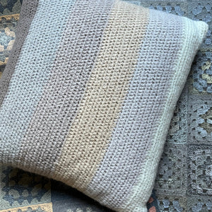 Crochet Wallpaper - Greige