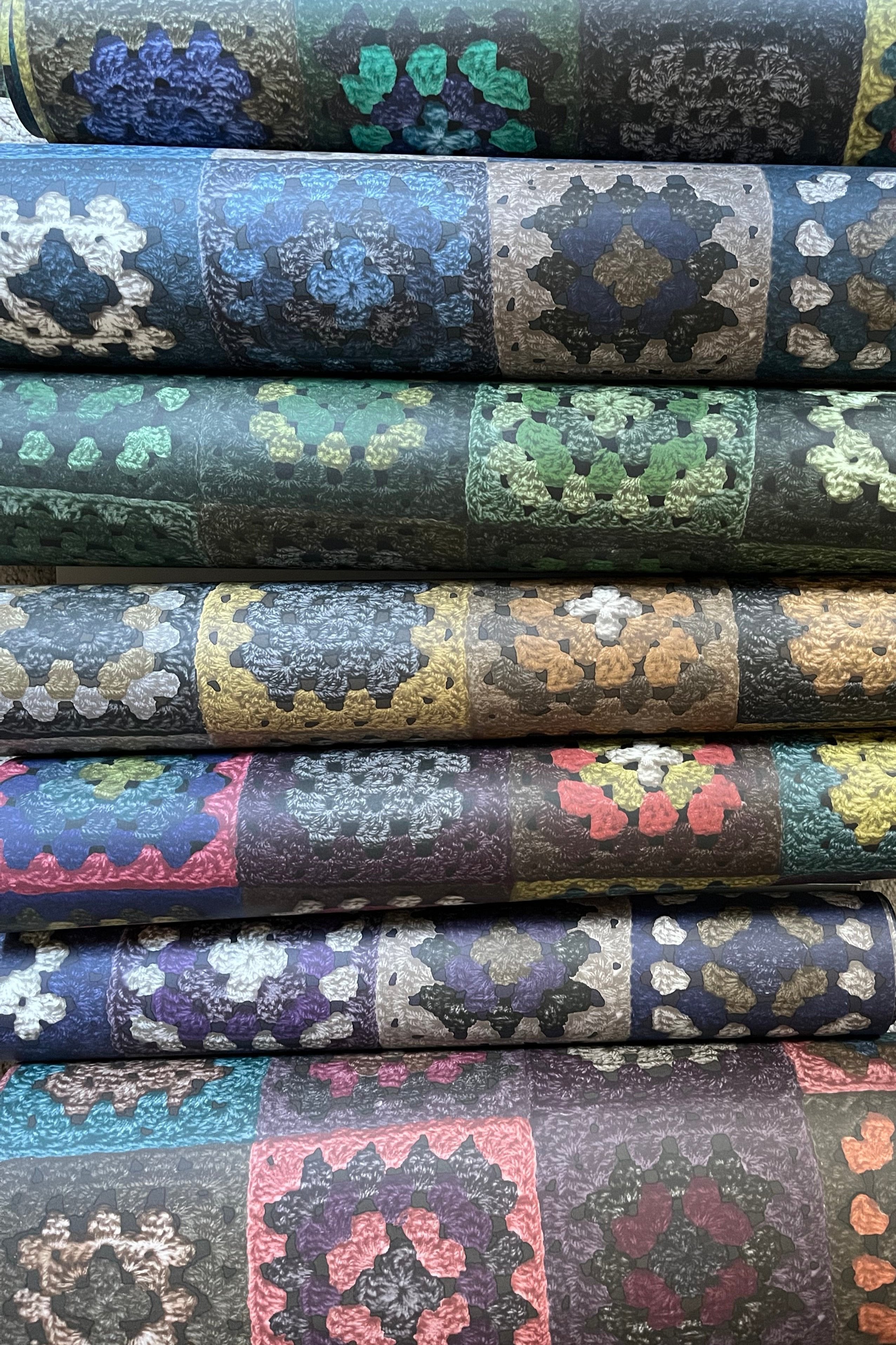 Crochet Wallpaper - Kingfisher