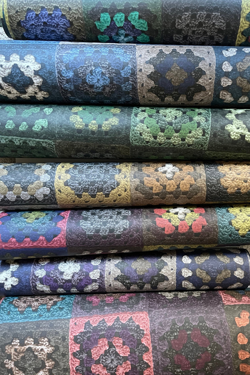 Crochet Wallpaper - Kingfisher