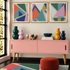 Geometric Square Print