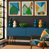 Geometric Square Print