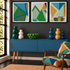 Geometric Square Print