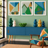 Geometric Square Print