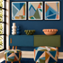 Geometric Square Print
