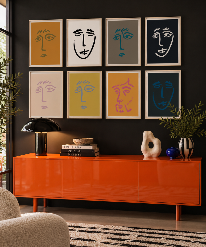 Faces A4 Prints