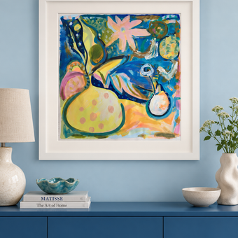 Pink Bloom Painting