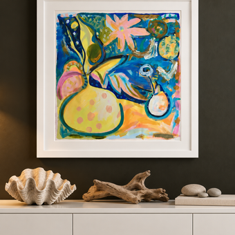 Pink Bloom Painting