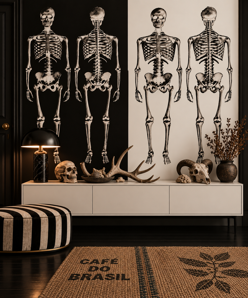 Dem Bones large Skeleton wallpaper