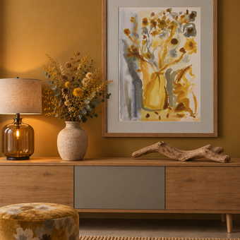 Blossom Watercolour Painting