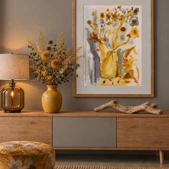 Blossom Watercolour Painting