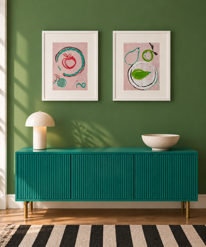 Small fruit On A Plate Paintings