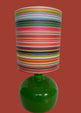 Multi fine striped Lampshade - 30 h x 26 d cm