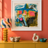 Abstract Painting on Canvas