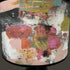 Painterly Abstract Lamp shade - Black - 24 h x 35 d cm