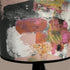 Painterly Abstract Lamp shade - Black - 24 h x 35 d cm