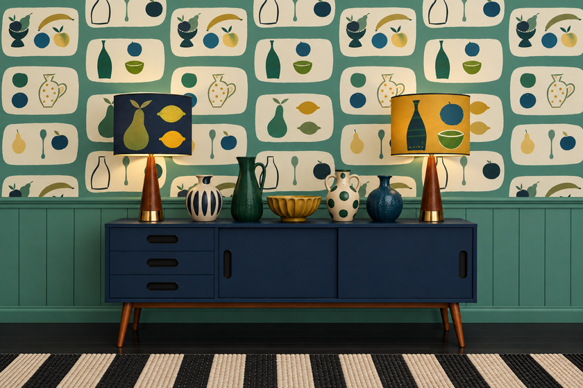 Naive Fruit Wallpaper - Serpentine