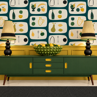 Naive Fruit Wallpaper - Greengage