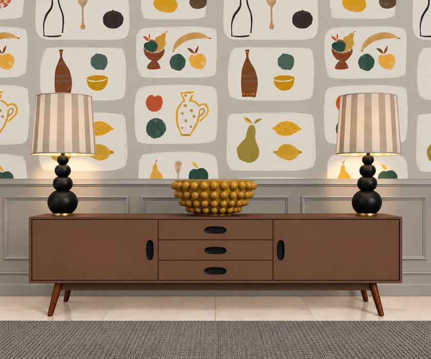 Naive Fruit Wallpaper - Mushroom