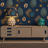Tropical Fruit Wallpaper - Petrol