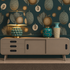 Tropical Fruit Wallpaper - Petrol