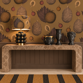 Tropical Fruit Wallpaper- Sand