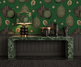Tropical Fruit Wallpaper - Kelly Green
