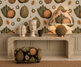 Tropical Fruit Wallpaper - Ivory