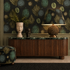 Tropical Fruit Wallpaper - Mocha