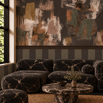 Abstract Painterly Wallpaper
