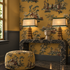 Vintage Oriental Wallpaper - Ochre