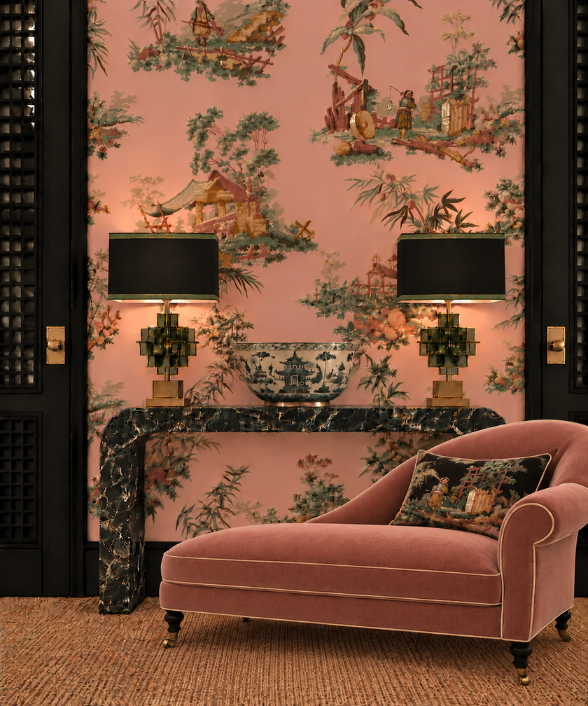 Vintage Oriental Wallpaper