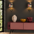 Mini Abstract Painterly Lamp shade - Off Black