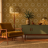 Vintage floral Damask Wallpaper