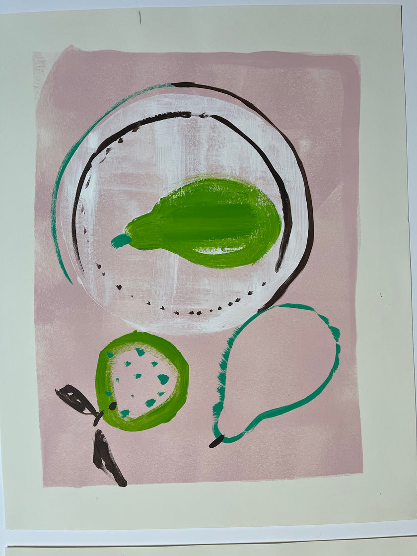 Pear On A Plate