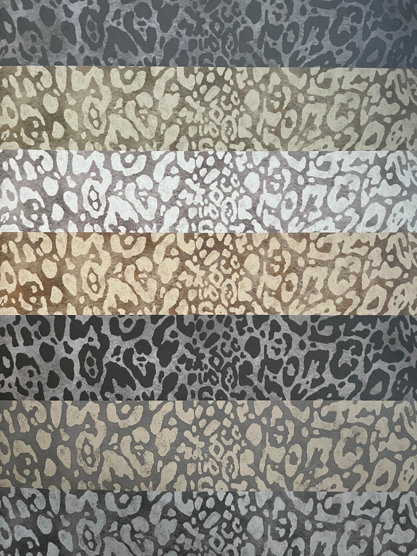 Leopard Striped Wallpaper