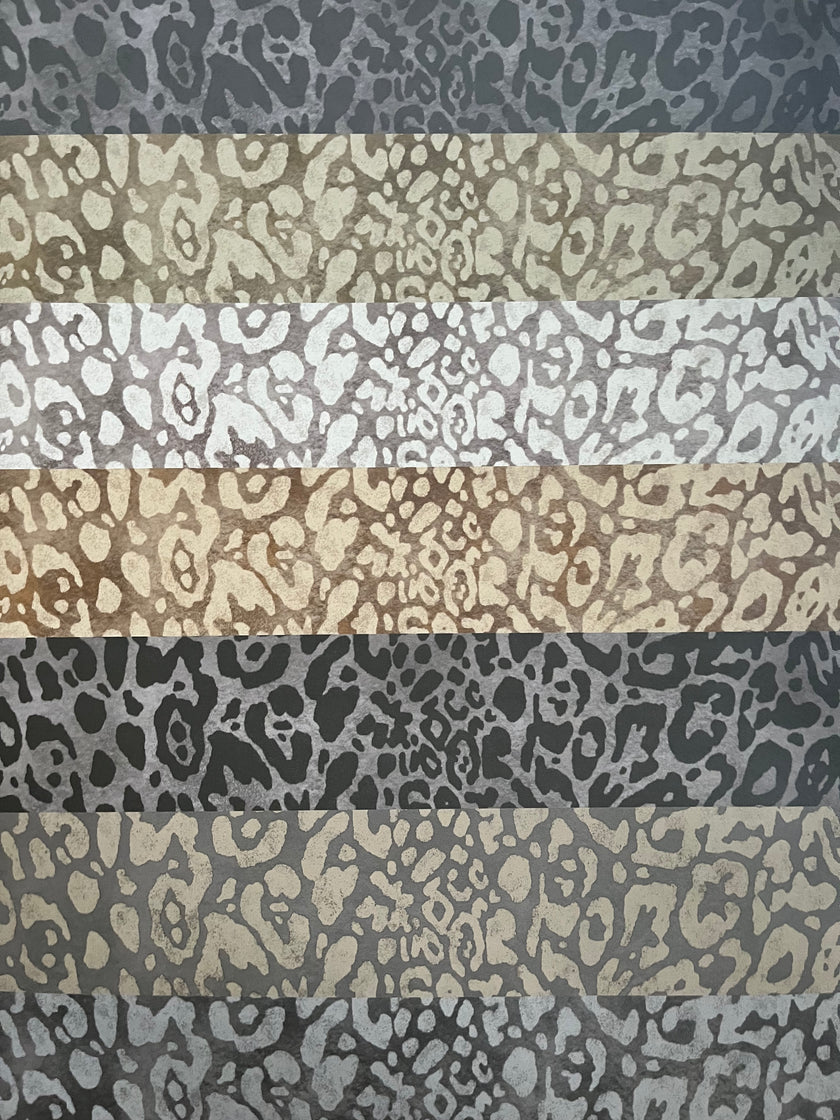 Leopard Striped Wallpaper