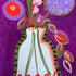 Allium Gouache Painting