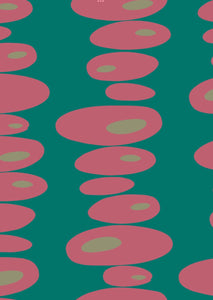 Pebbles Wallpaper - Turquoise
