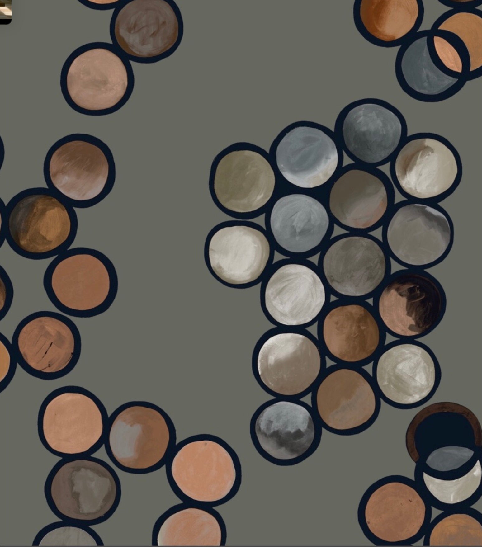 Ombré Circle Wallpaper