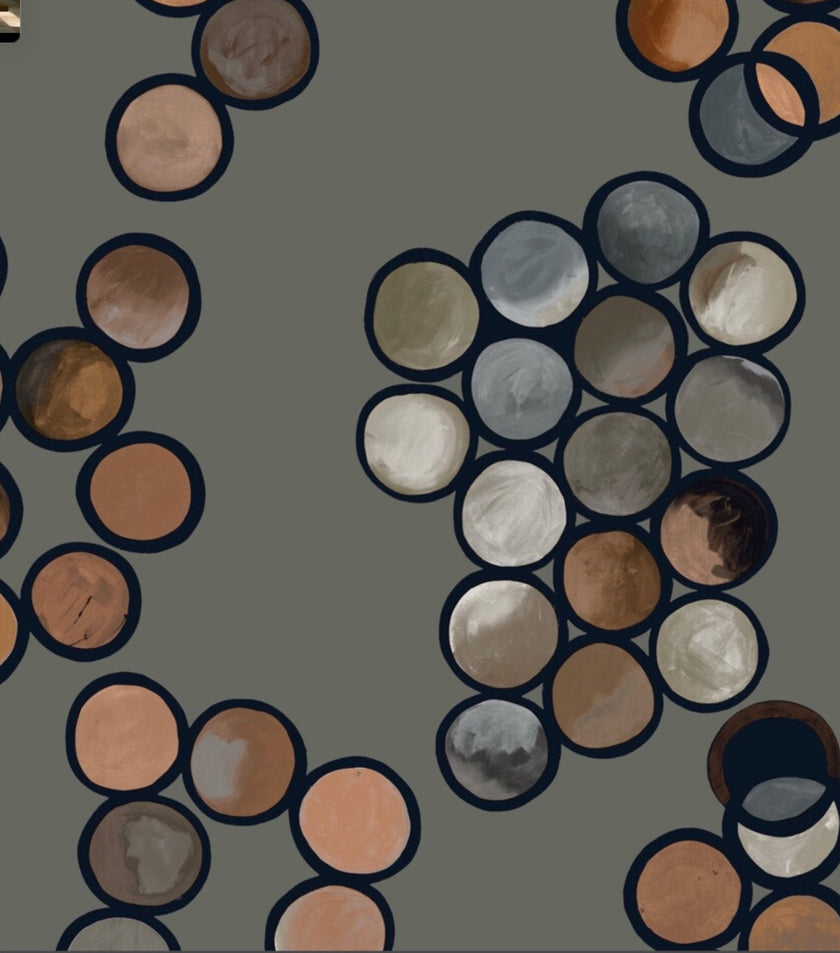 Ombré Circle Wallpaper
