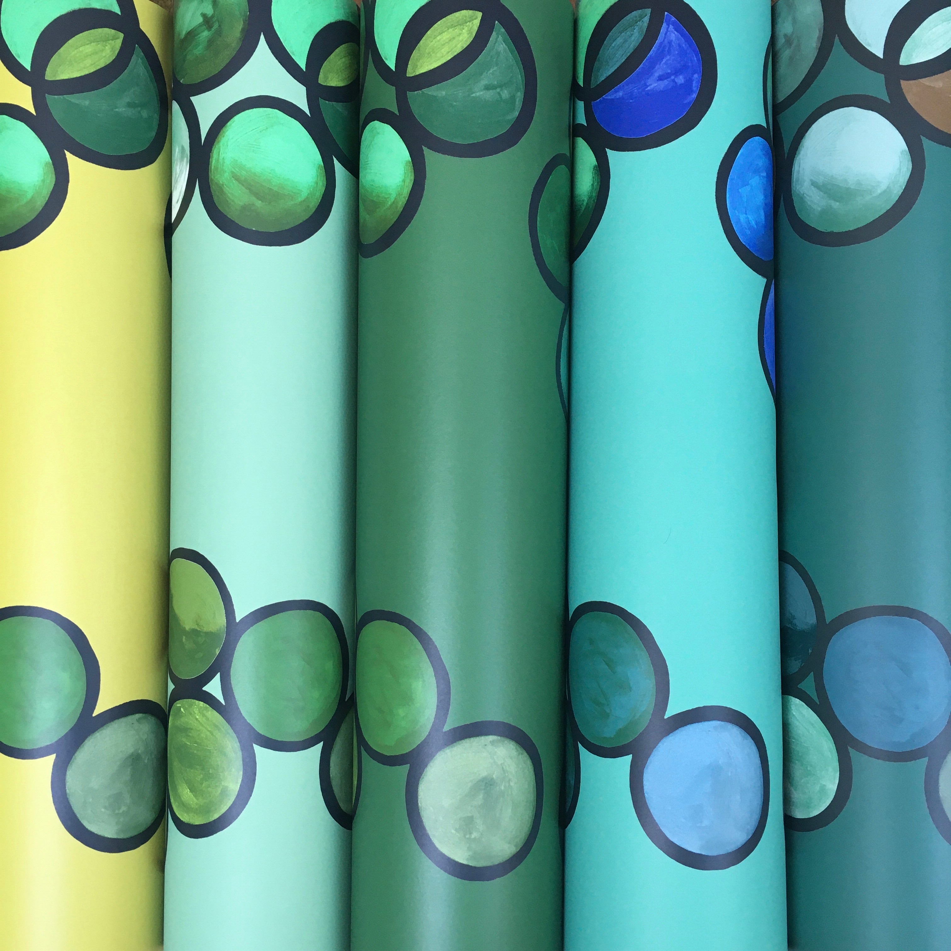 Ombré Circle Wallpaper