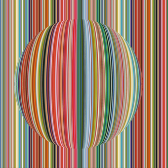 Optical Fine Stripe Wallpaper