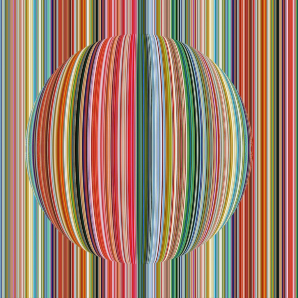 Optical Fine Stripe Wallpaper