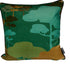 Cloud Tree Velvet Cushion - Teal