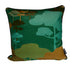 Cloud Tree Velvet Cushion - Teal