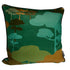 Cloud Tree Velvet Cushion - Teal