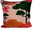 Cloud Tree Velvet Cushion - Rose